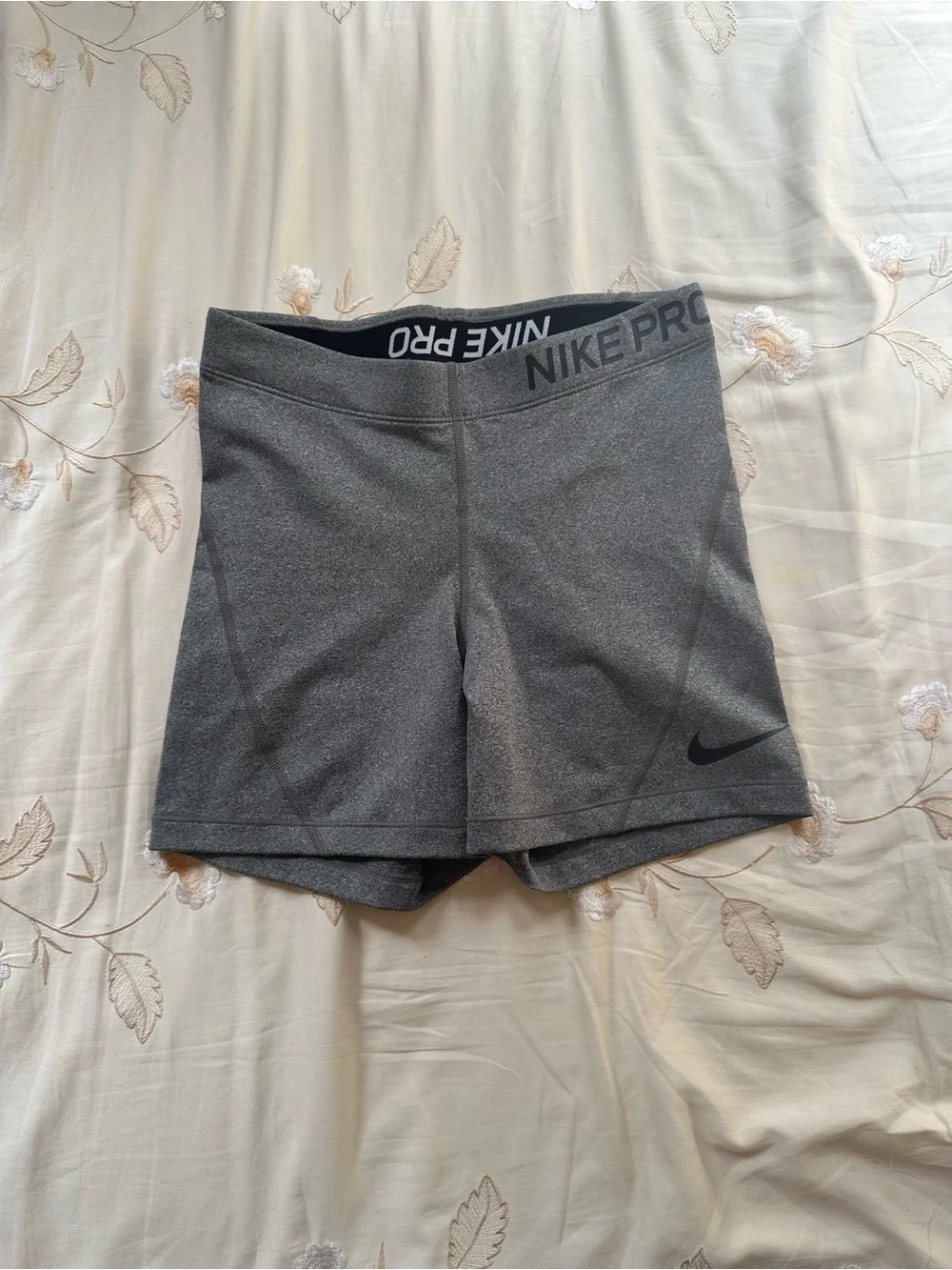 Nike Pro Gray Women's Athletic Training Shorts